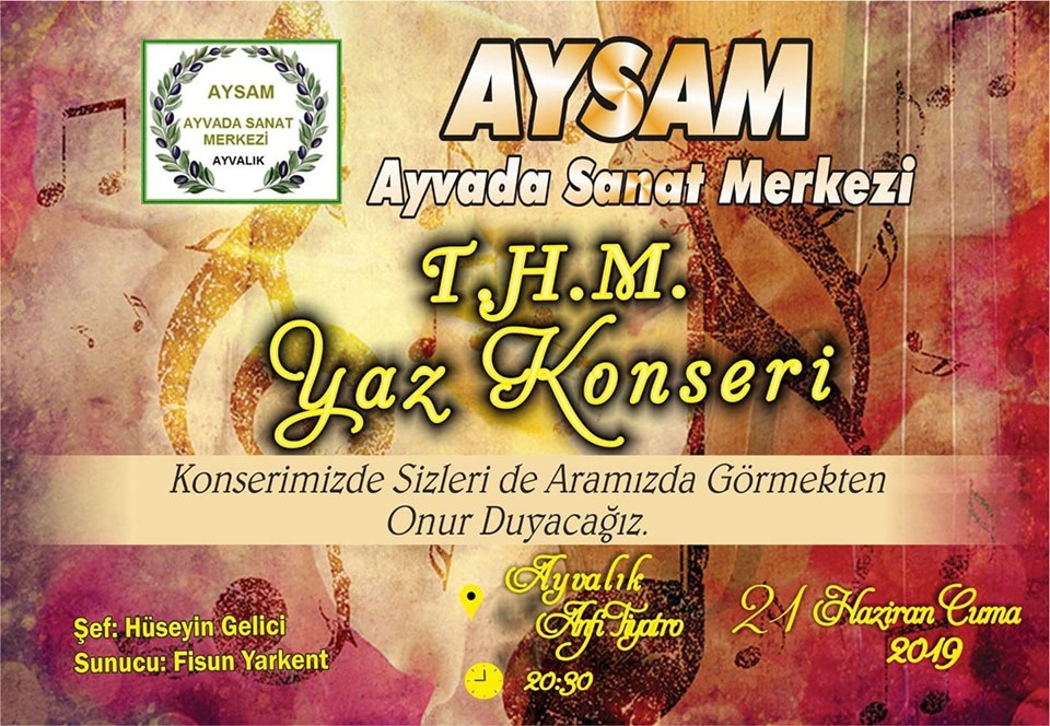 Ayvalik Aysam Halk Muzigi Konseri