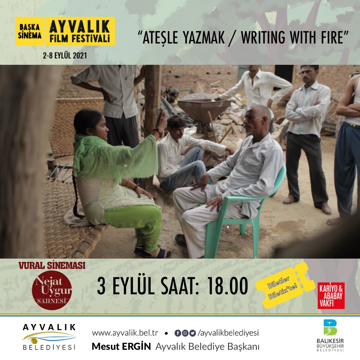 ayvalik film atesle yazmak writing with fire